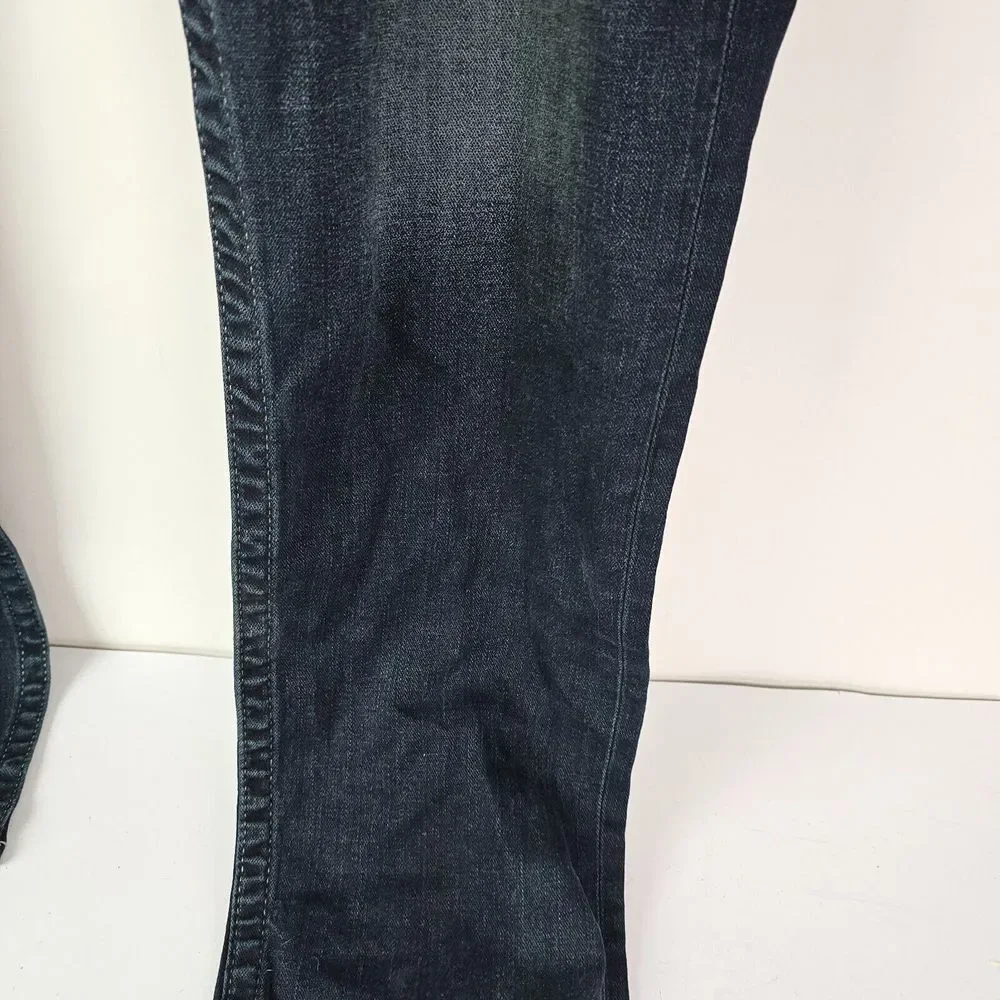 True Religion‎ Mens Rocco Relaxed Skinny Jeans Size 46 Blue Dark Wash
